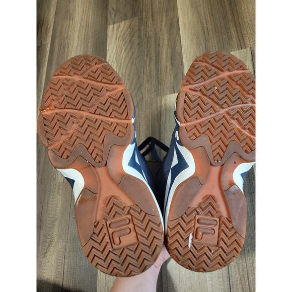 FILA Classic Limited Edition Jamal Mashburn MB Navy Basketball Sneakers Size 7 - Picture 8 of 8